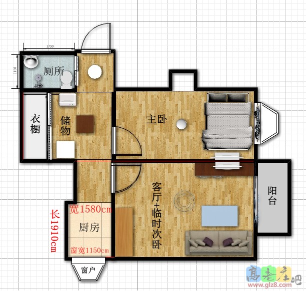 自己做的图，比较简陋。。