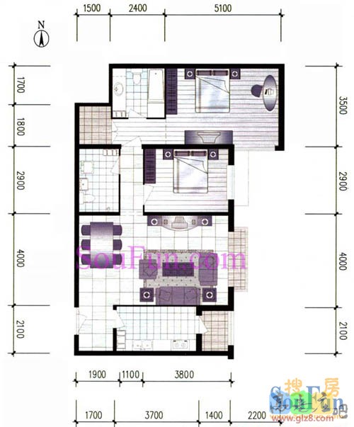 这个是我房子的户型图