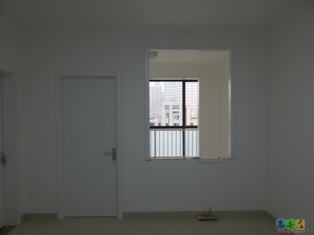 窗子还在制作中