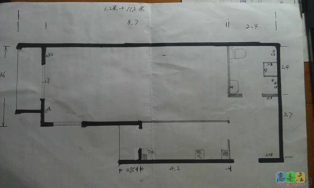 室内没有承重墙