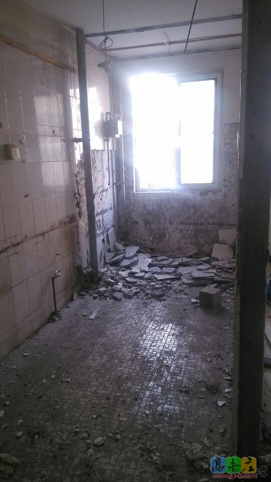 工地，被拆的厨房