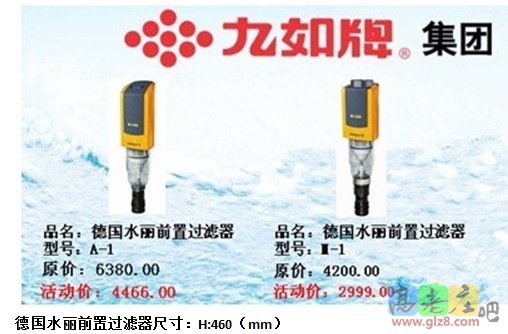 德国水丽反冲洗过滤器