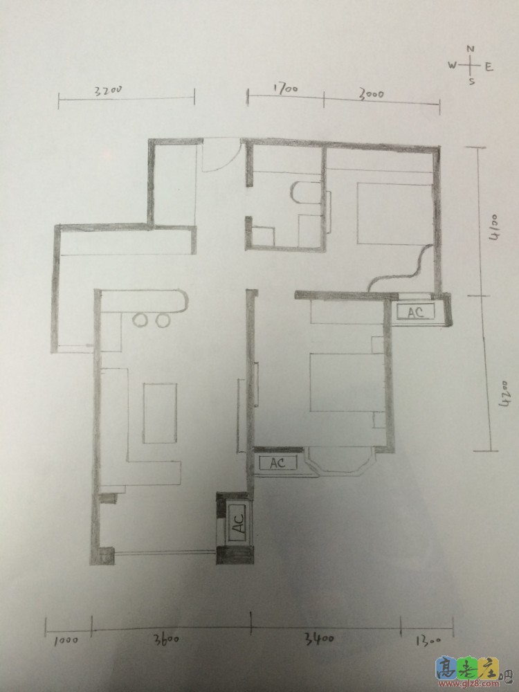 自己画的户型图-改变后