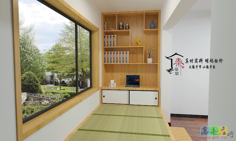 秦艺阁榻榻米--阳台一角