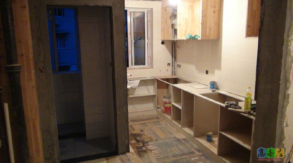 玻化砖砌橱柜02