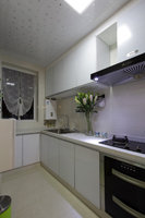 玻化砖砌橱柜效果