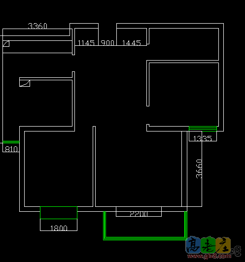 此图为我家的户型图及尺寸