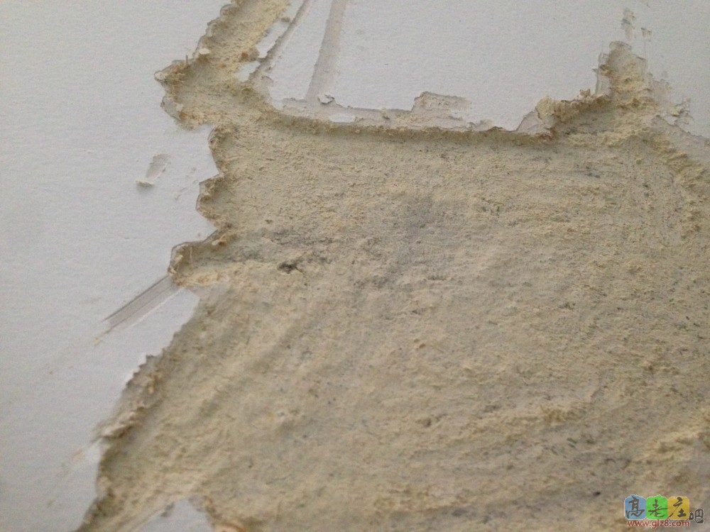 墙面刮后