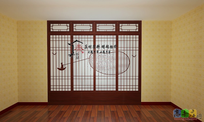 秦艺阁榻榻米秦汉复古推拉门