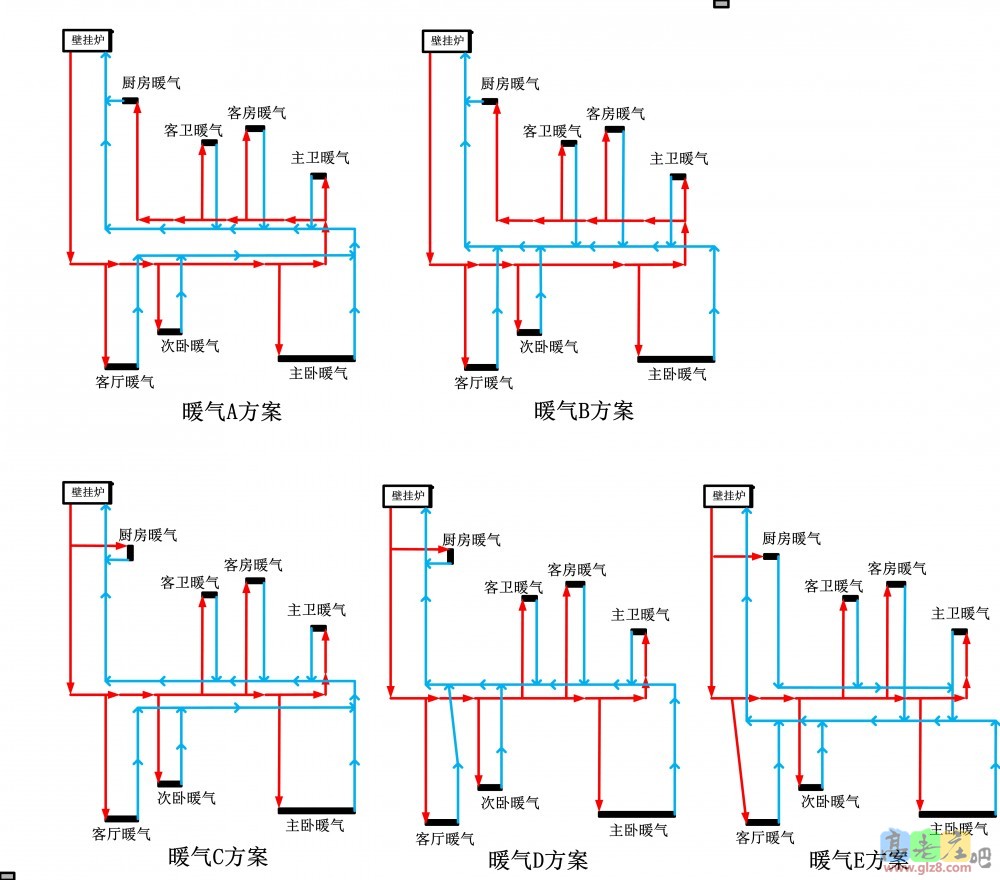 暖气联接方案5种.jpg
