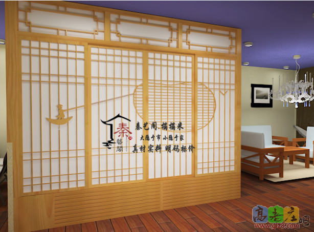 秦艺阁榻榻米客厅一角设计方案