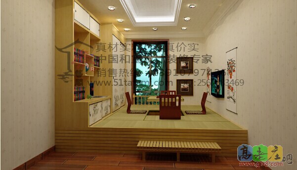 茶室书房系列--秦艺阁榻榻米