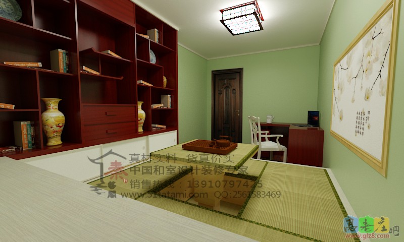 茶室书房系列--秦艺阁榻榻米