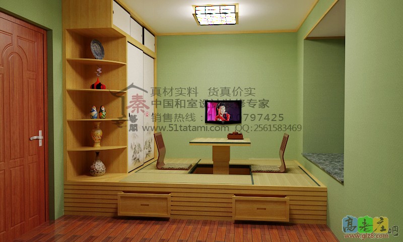 秦艺阁榻榻米卧室案例