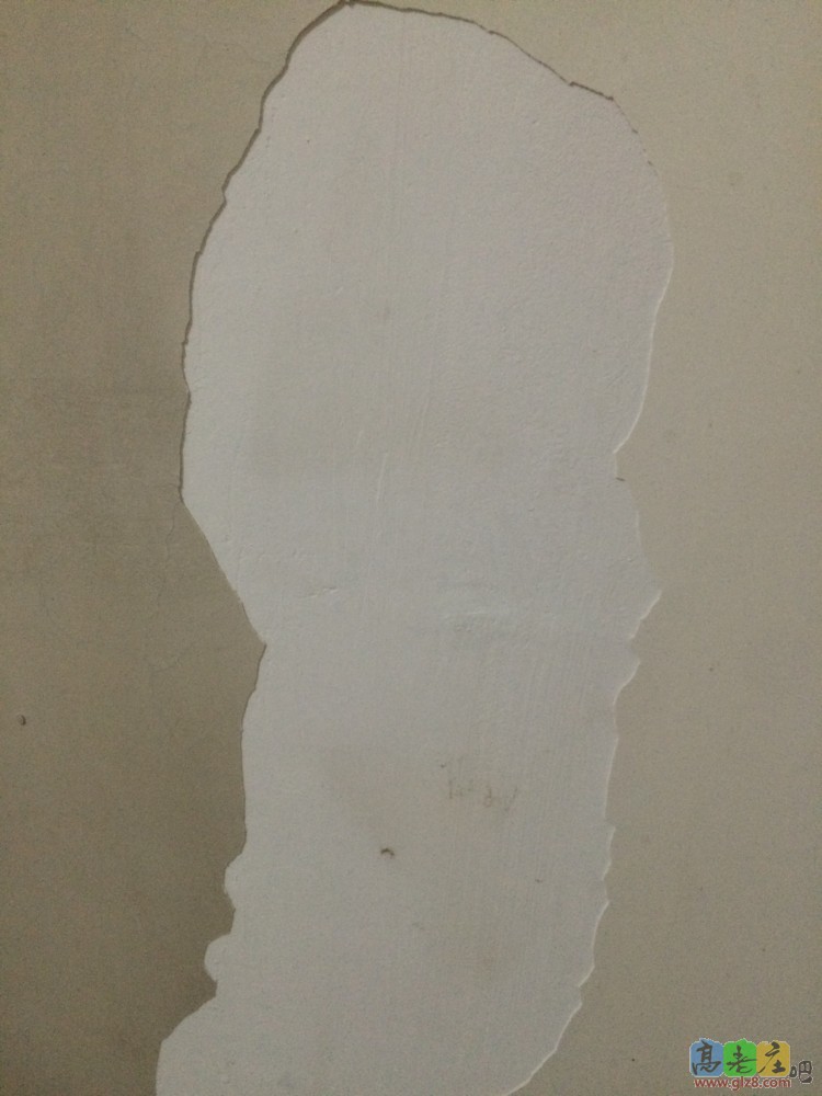 外面的墙皮拆下来，里面的是不是石膏层？