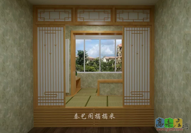 秦艺阁榻榻米主卧榻榻米案例